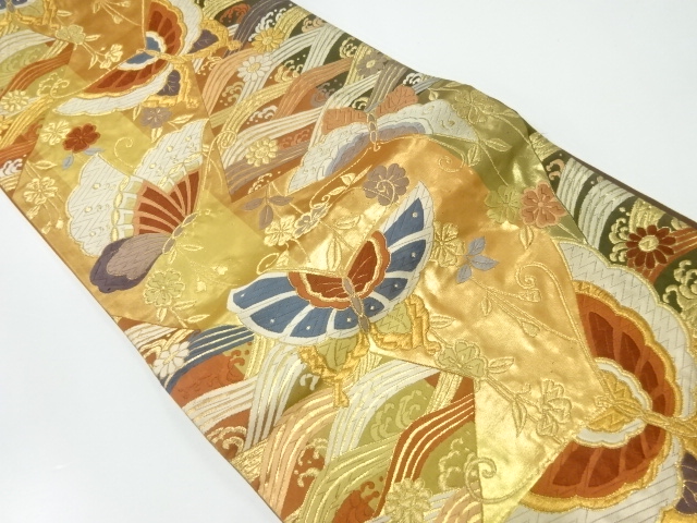 Japanese Kimono / Fukuro Obi Silk